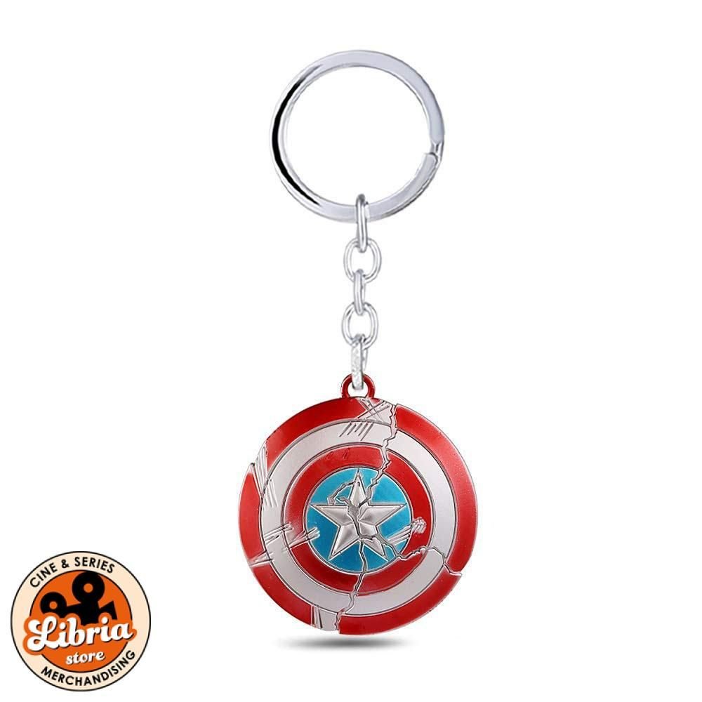 Llavero escudo Capitán América Battle Damaged