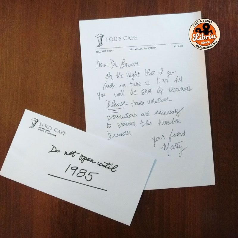 Carta de Marty al Doc Lou's Café