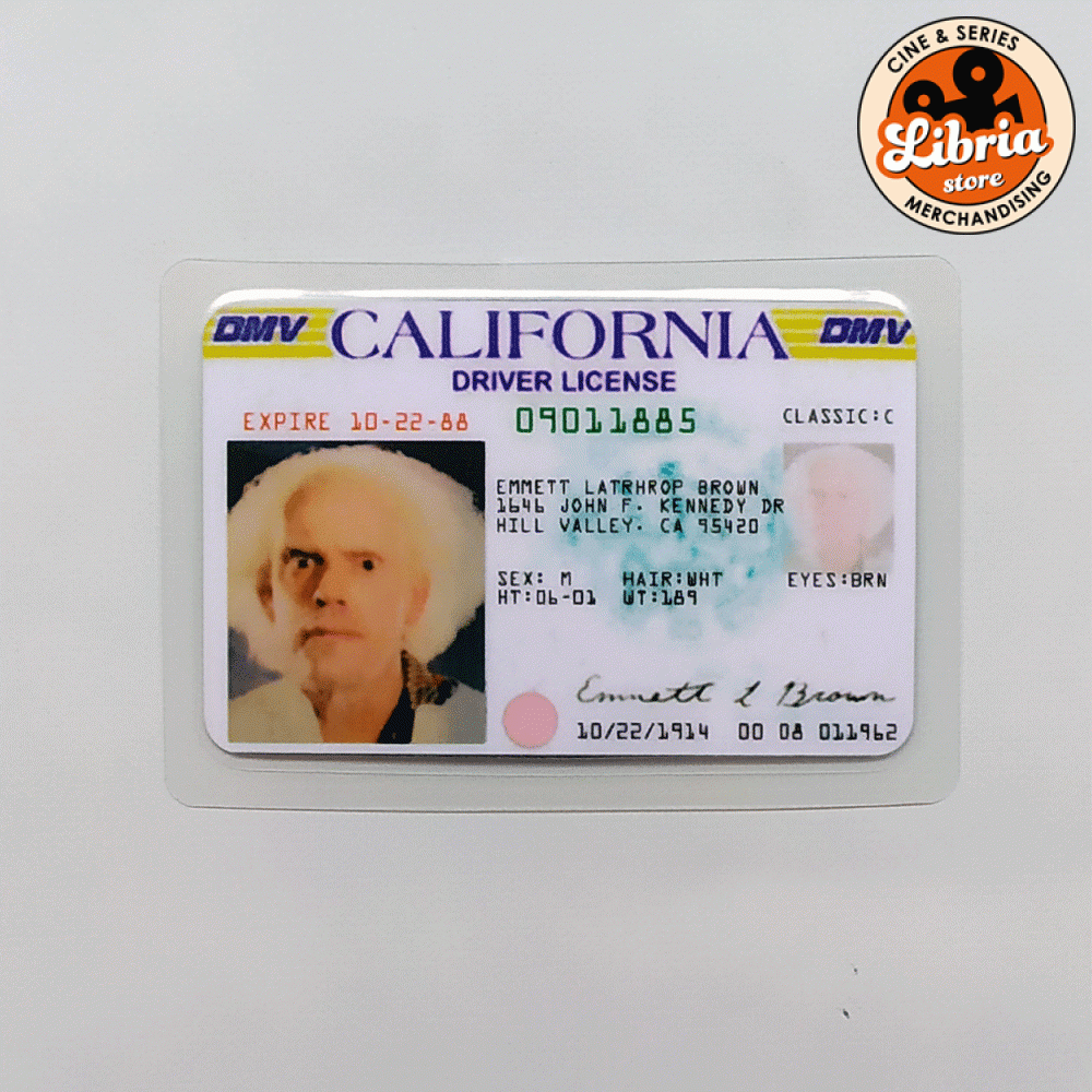 Licencia de conducir Doc Brown
