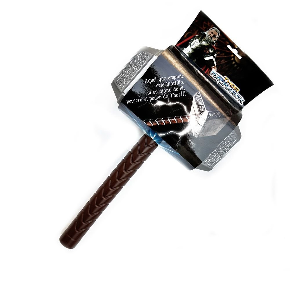 Martillo Mjolnir de plástico - Imagen 2