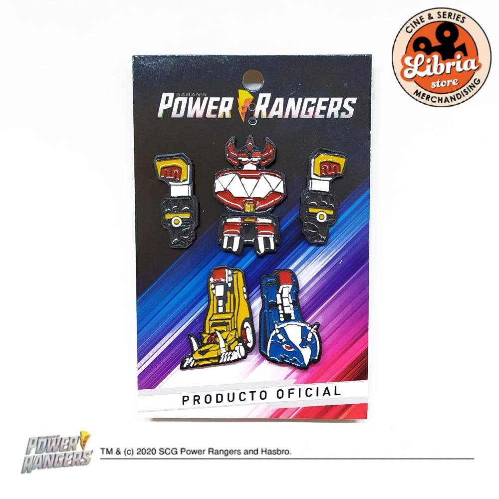 Set de pines Megazord