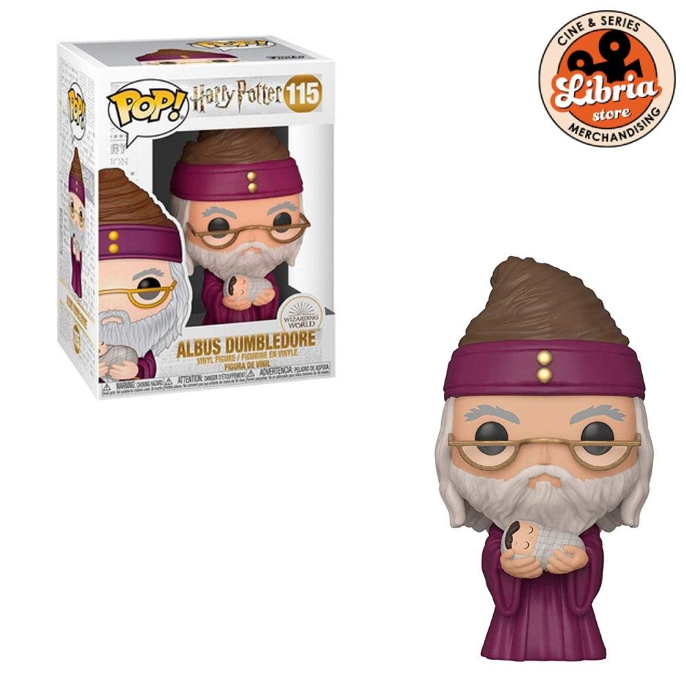 Funko Pop Albus Dumbledore #115 con Harry bebé
