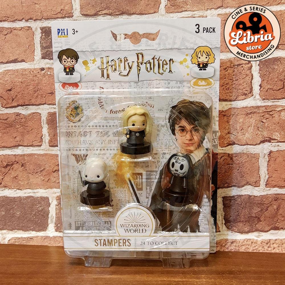 Set x3 sellos Voldemort, Lucius y Mortífago