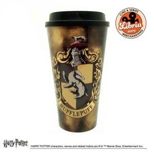 Vaso Hufflepuff con tapa
