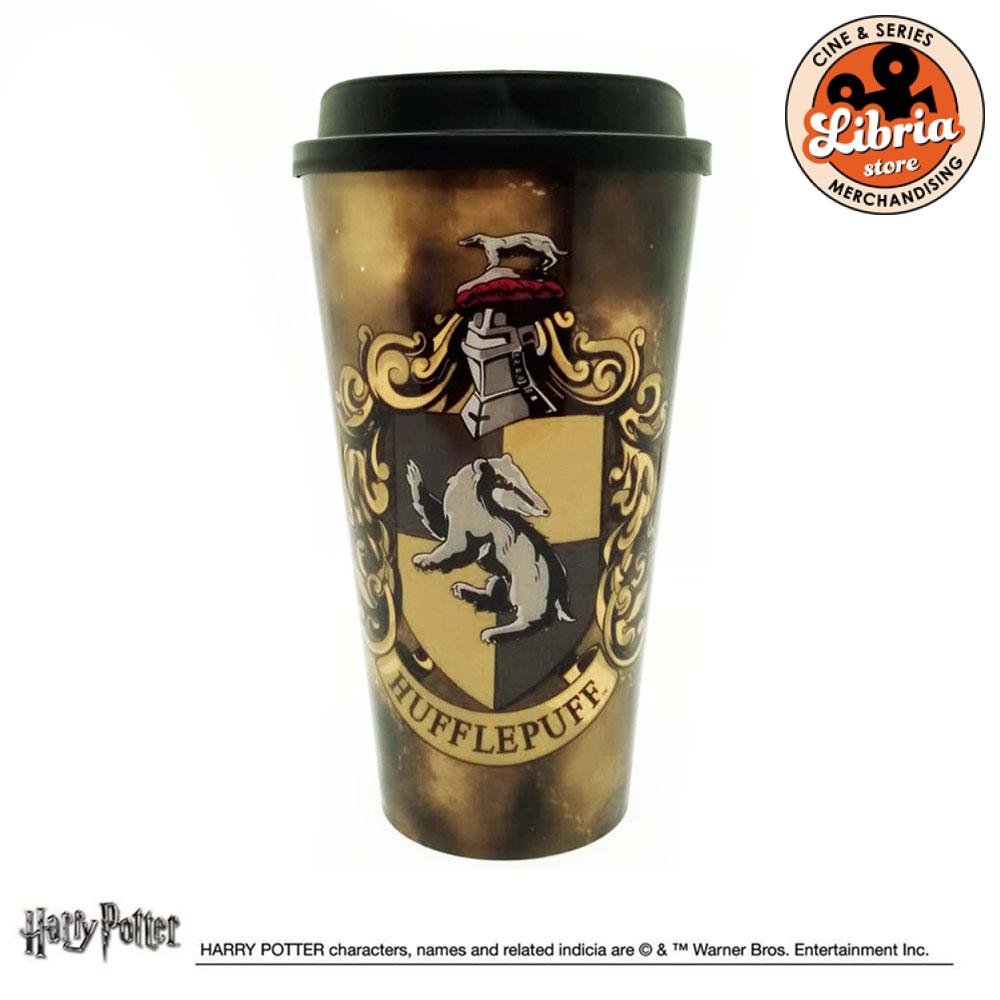 Vaso Hufflepuff con tapa