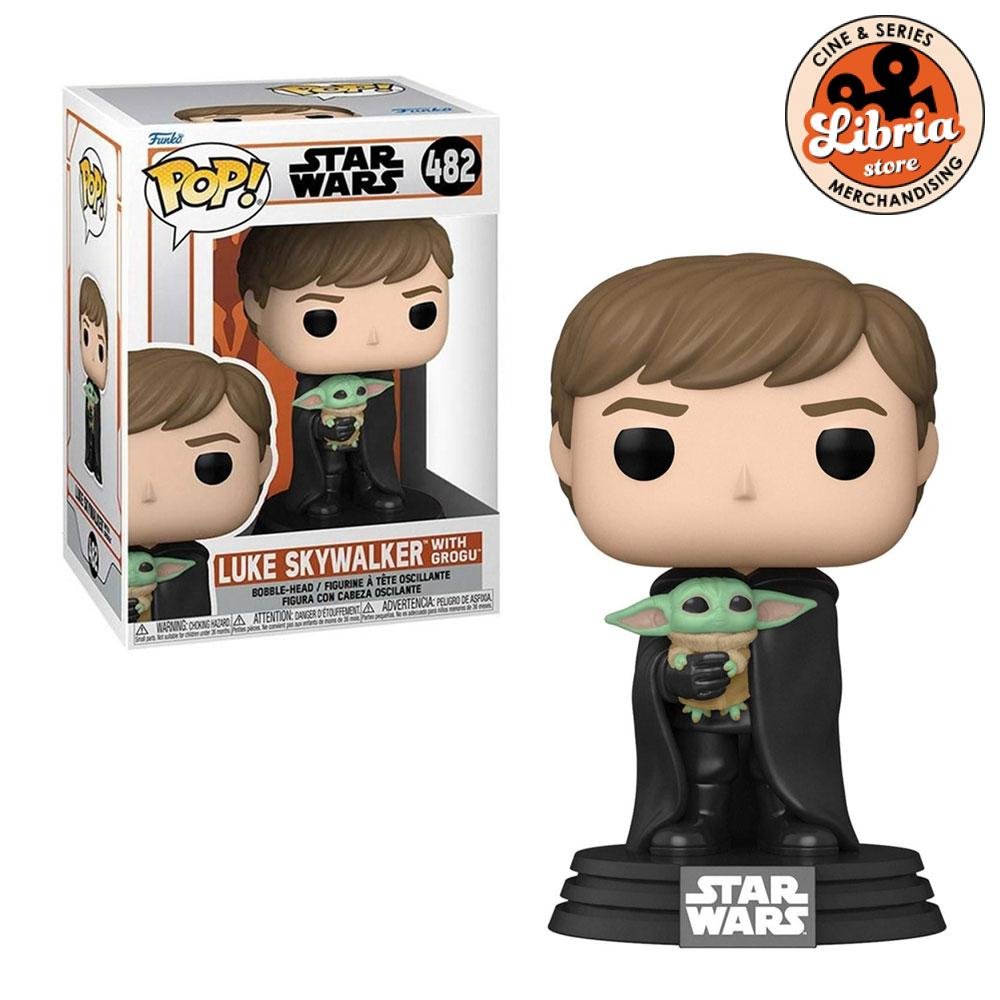 Funko Pop Luke Skywalker With Grogu #482