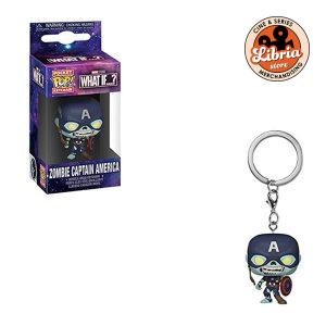 Llavero Funko Pop Capitán América Zombie