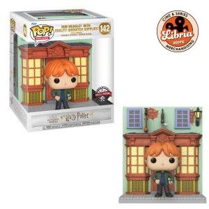 Funko Pop Ron Weasley With Quality Quidditch supplies142 - Edición Deluxe en Diagon Alley