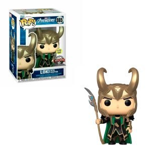 Funko Pop Loki #985 con cetro - EDICIÓN ESPECIAL