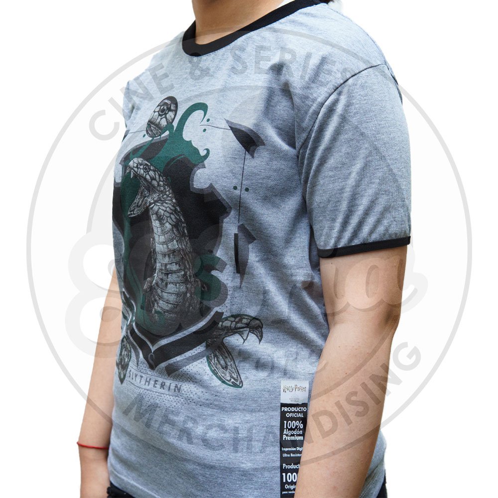 Remera Slytherin Serpiente - Imagen 2
