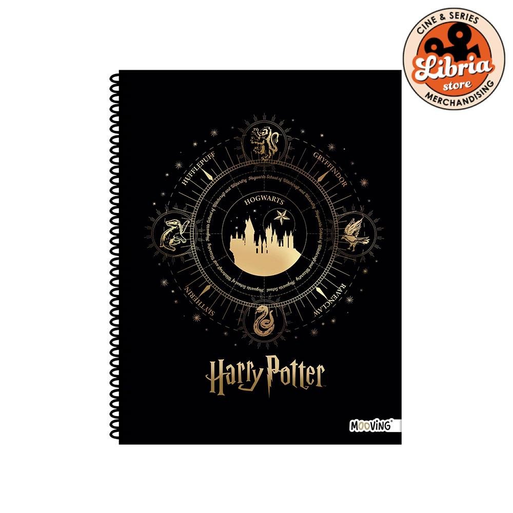 Cuaderno A4 Casas Hogwarts