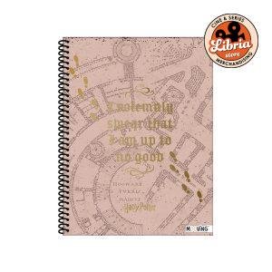 Cuaderno A4 Mapa del Merodeador "Solemnly swear..."