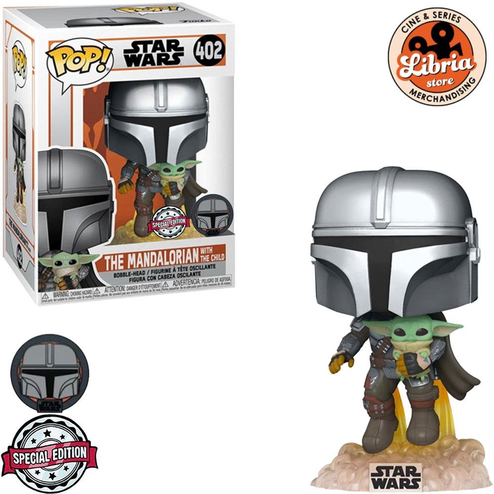 Funko Pop The Mandalorian with The Child #402 (con pin exclusivo)