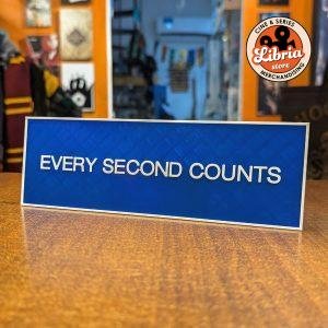 Cartel Every second counts - The Bear (21x7 cm)