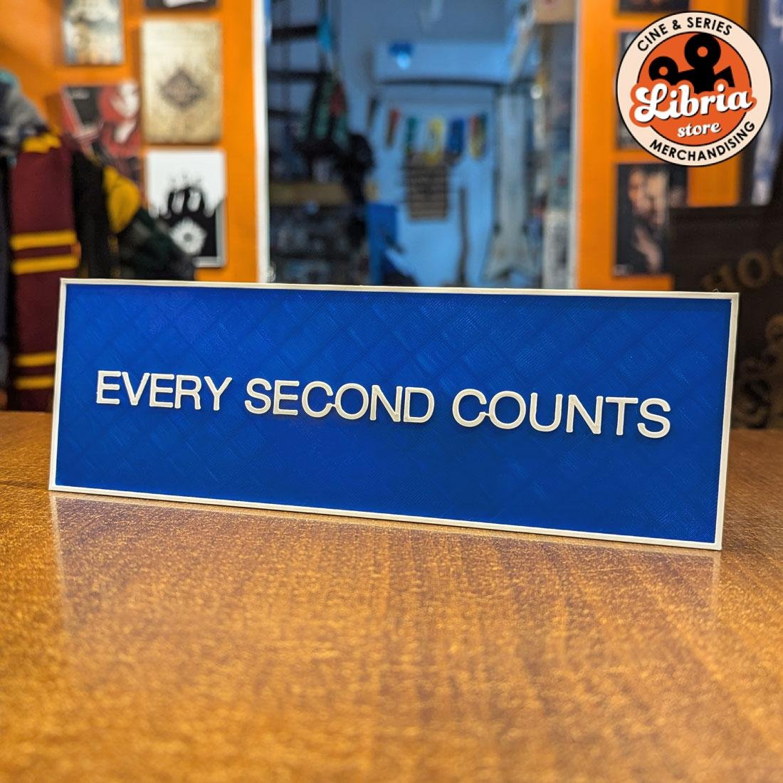 Cartel Every second counts - The Bear (21x7 cm)