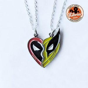 Collar de amistad de Deadpool y Wolverine