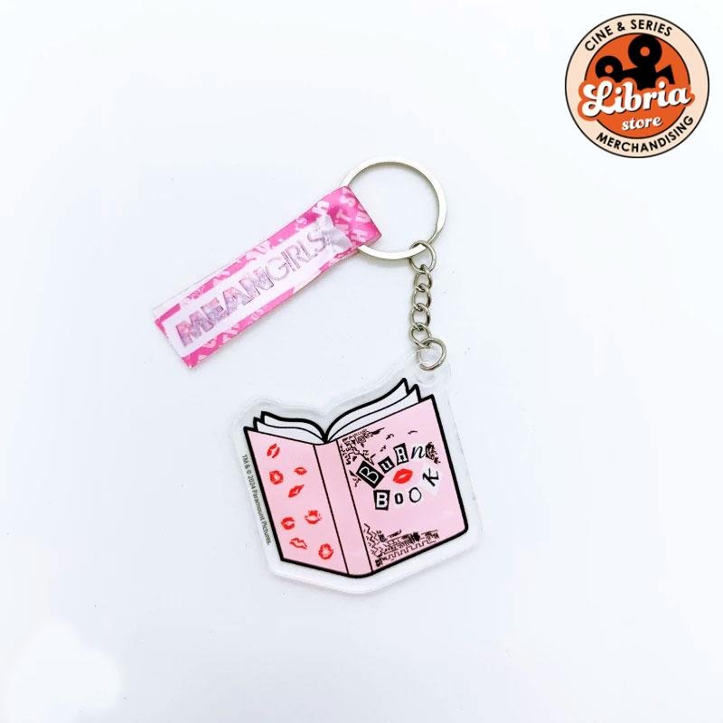 Llavero Burn Book de acrílico