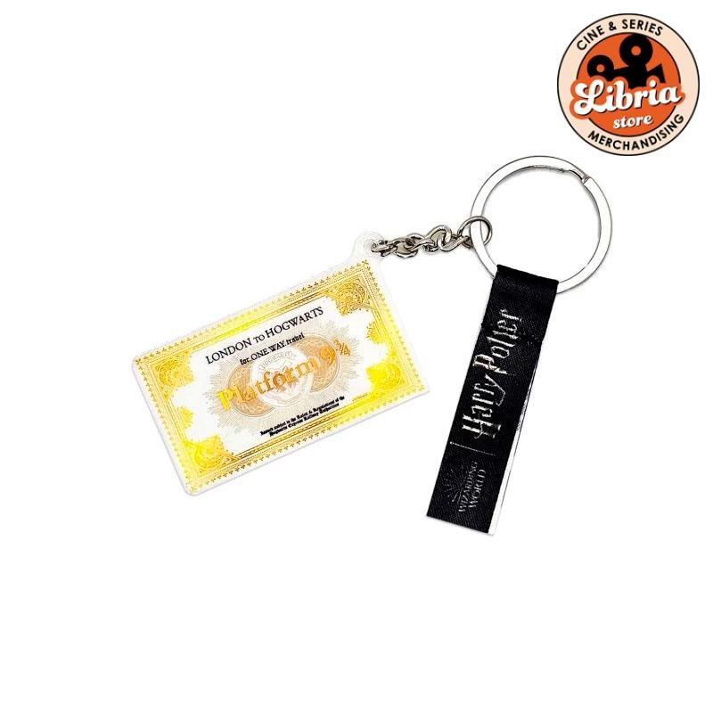 Llavero Ticket Plataforma 9 3/4 de acrílico