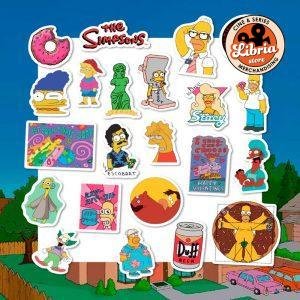 Set de tatuajes temporales Los Simpson - modelo 1