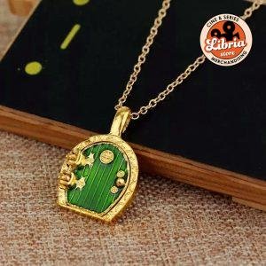 Collar relicario puerta Hobbit