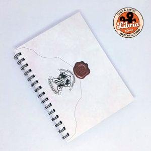 Cuaderno A5 Carta de Hogwarts
