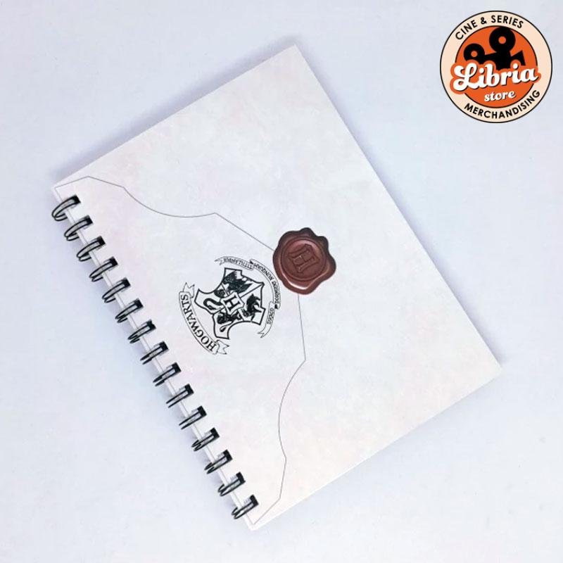 Cuaderno A5 Carta de Hogwarts