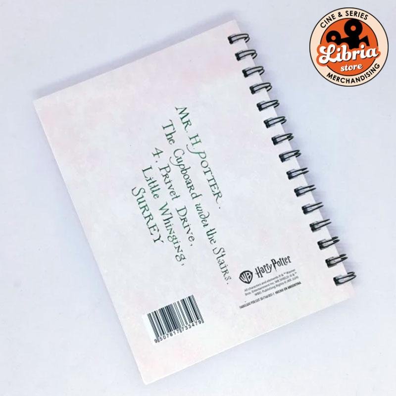 Cuaderno A5 Carta de Hogwarts - Imagen 2