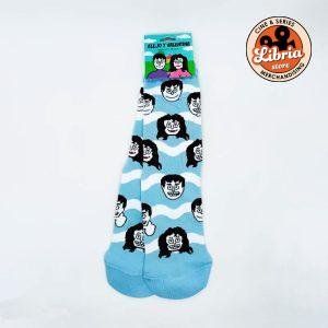 Medias caña media Caritas de Alejo y Valentina