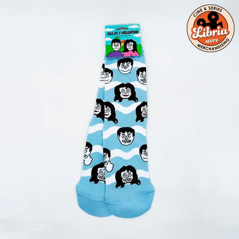 Medias caña media Caritas de Alejo y Valentina
