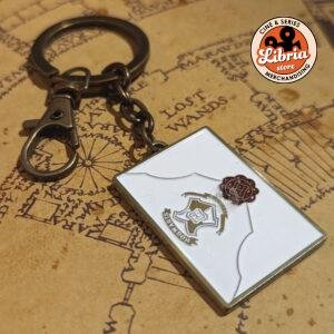 Llavero con carta de Hogwarts