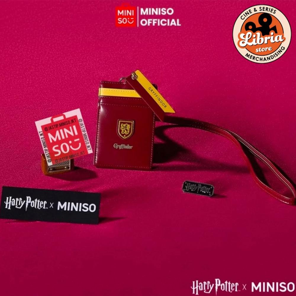 Tarjetero con lanyard Gryffindor