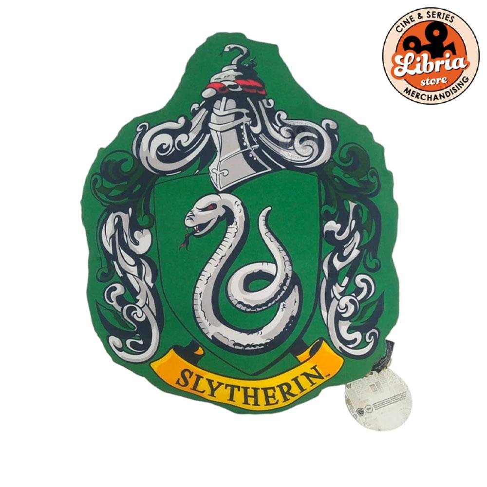 Almohadón de Slytherin con forma del escudo