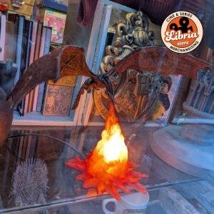 Lámpara de Drogon con fuego - Game of Thrones