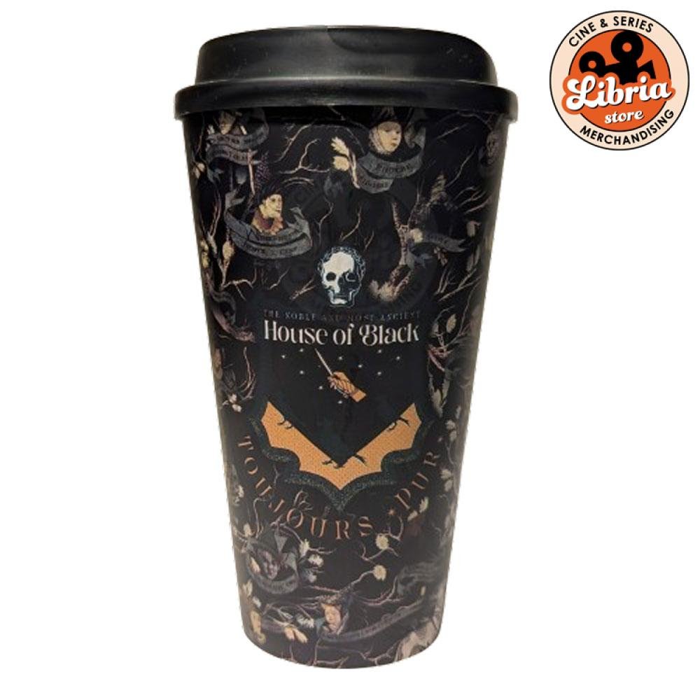 Vaso Familia Black con tapa