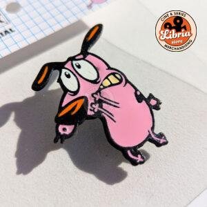 Pin de Coraje, el perro cobarde