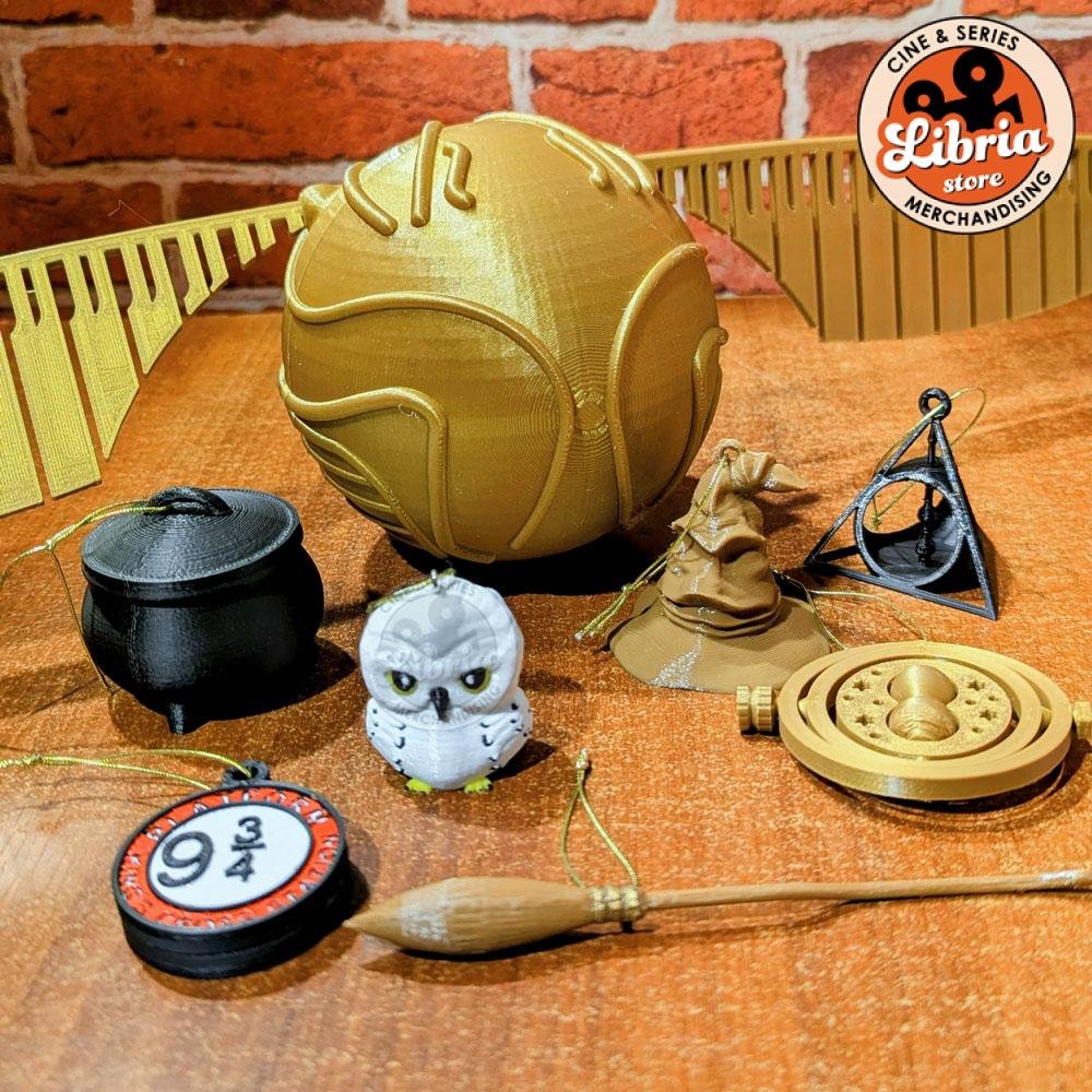 Set de adornos navideños de Harry Potter