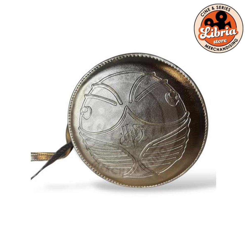 Cartera de cuerina de Snitch dorada - Imagen 4