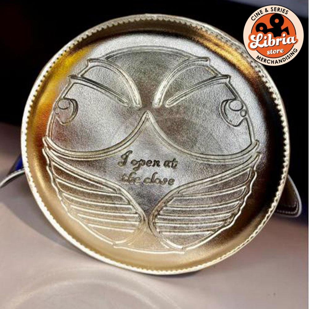 Cartera de cuerina de Snitch dorada - Imagen 2