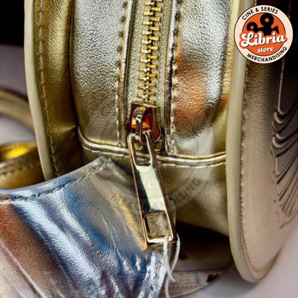 Cartera de cuerina de Snitch dorada - Imagen 3