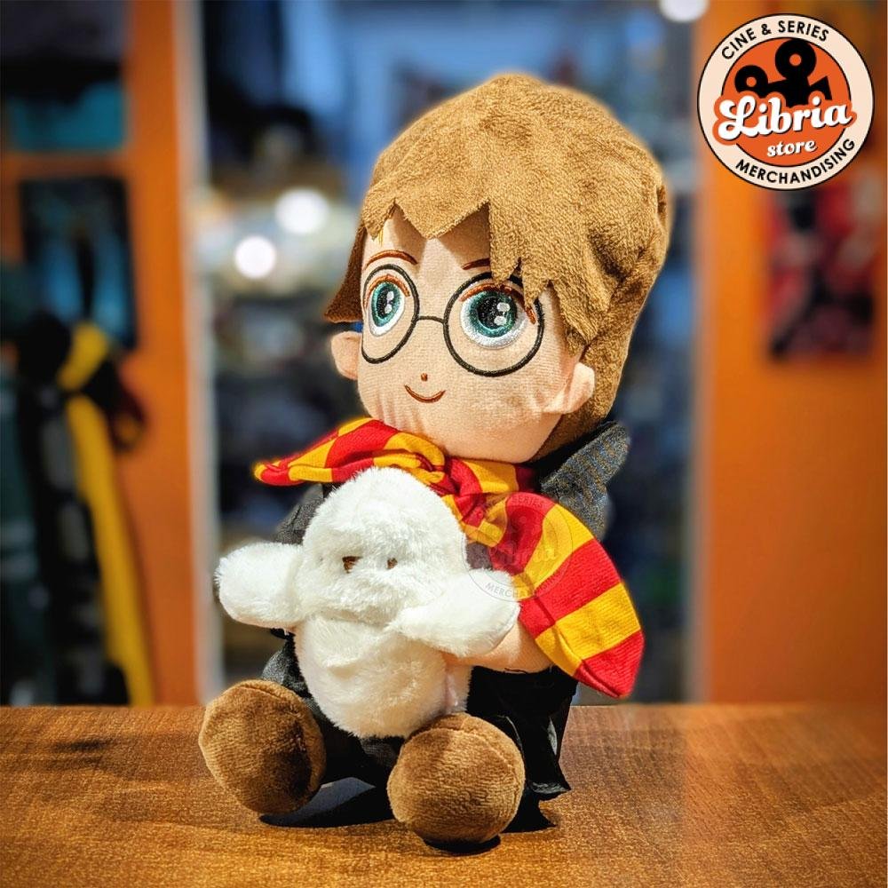 Peluche Harry Potter con Hedwig