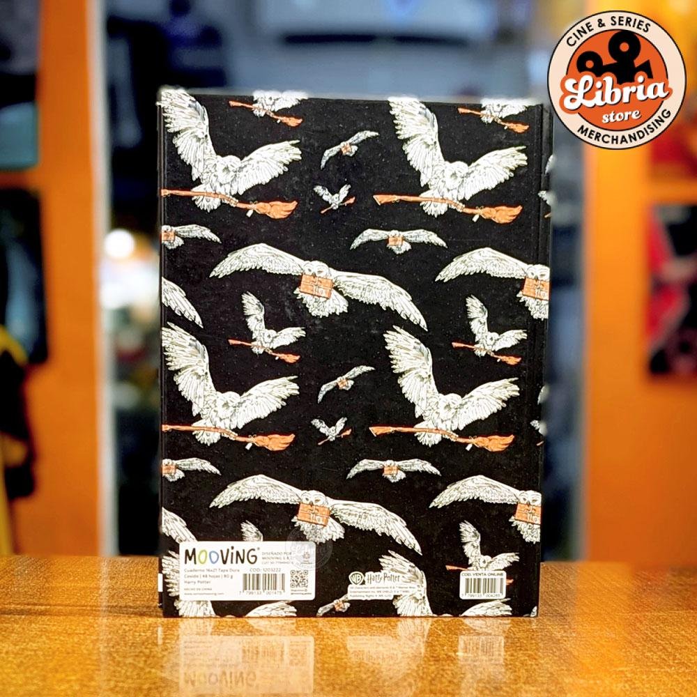 Cuaderno A5 Harry Potter Hedwig ilustrado - Tapa dura - Imagen 2