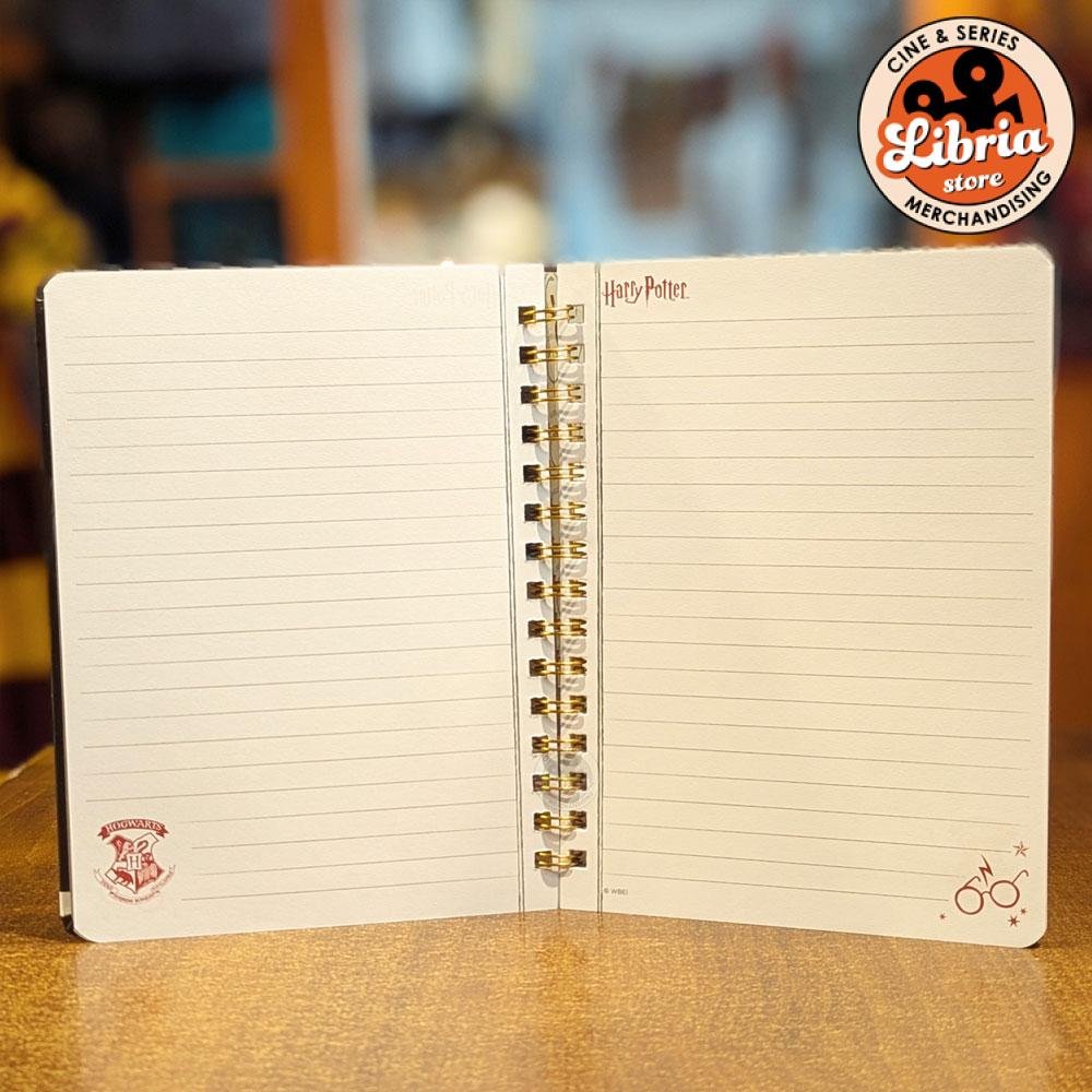 Cuaderno A5 Harry Potter íconos + stickers anillado mooving - Imagen 3