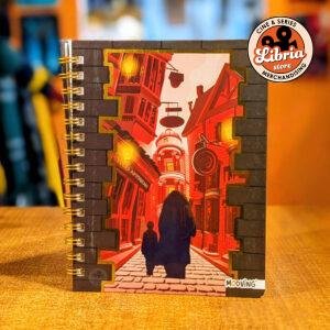 Cuaderno Diagon Alley + stickers anillado A5 mooving